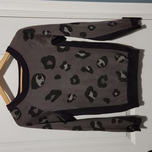 Tokidoki Original Skull/Leopard Print Crew Neck